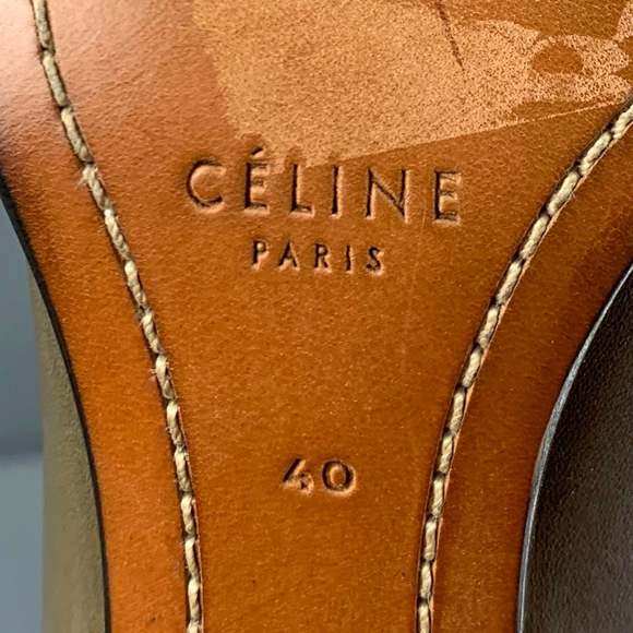 CELINE Grey Ankle Strap Boots - Picture 8 of 8